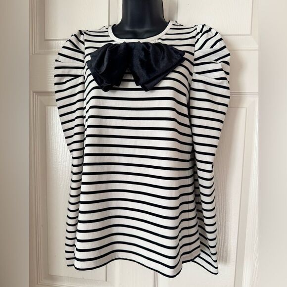 Boden
Imogen Breton Stripe Puff Shoulder Bow Top Size 6 - Picture 5 of 10